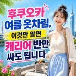 후쿠오카 여름 옷차림